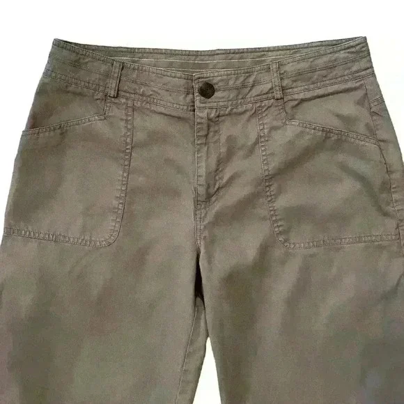 Sahalie Women’s Size 14 Cropped Light Brown Pants - Picture 3 of 7